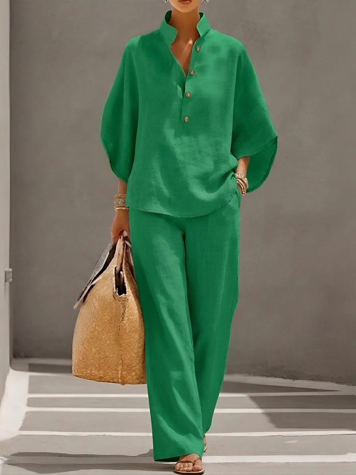 Roberta | Shirt & Pants Two-Piece Set