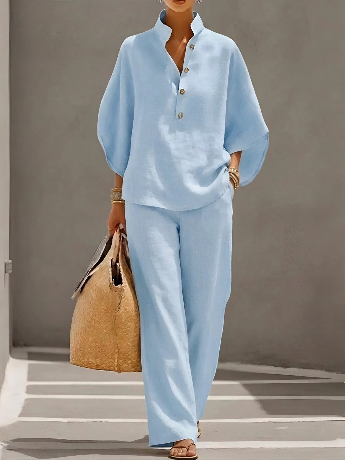 Roberta | Shirt & Pants Two-Piece Set
