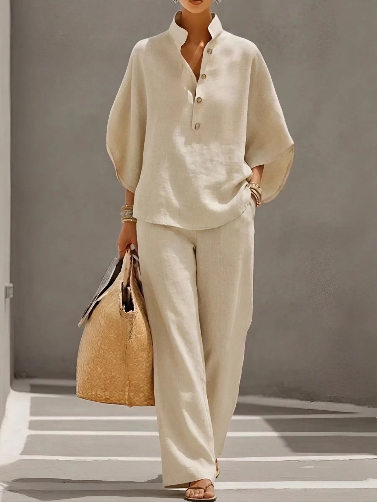 Roberta | Shirt & Pants Two-Piece Set