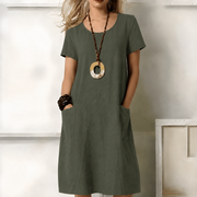 Ina | Women's Pocket A-Line Summer Midi Dress