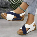 Lina | Women's Velcro Wedge Sandals