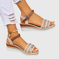 Hana | Women's Boho Espadrille Wedge Sandals