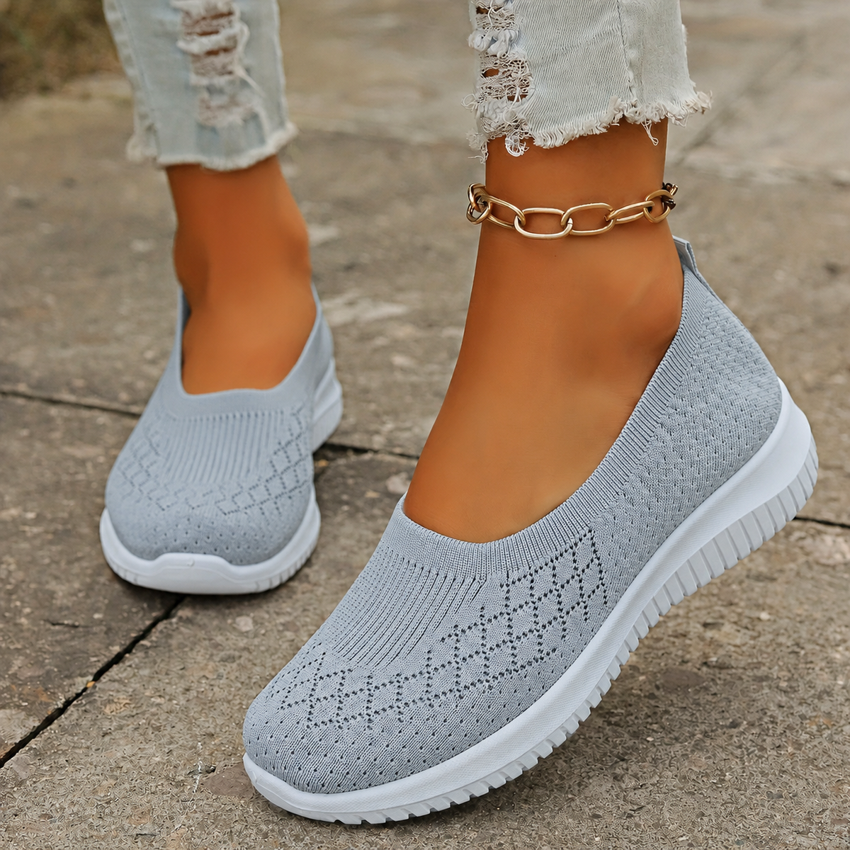 Evie | Women's Breathable Slip On Sneakers