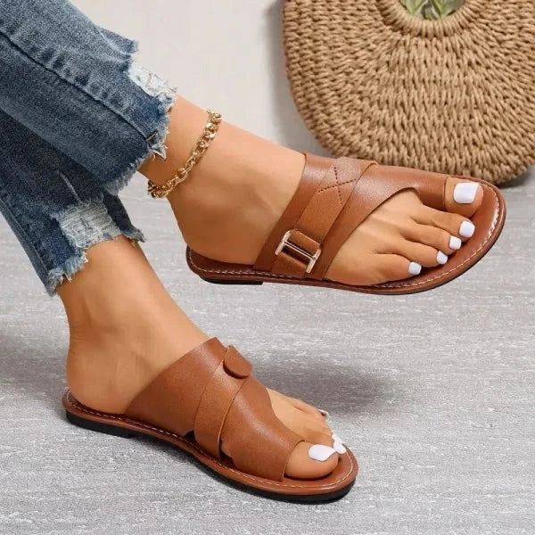 Gracie | Women's Flat Slide Sandals