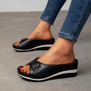 Luna | Women's Comfort Wedge Slide Sandals