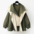 Women's Hooded Windbreaker Anorak Jacket