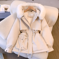 Women's Faux Fur Trim Parka Jacket