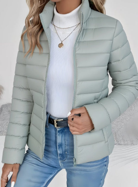 Ingrid | Women's Lightweight Funnel Neck Puffer Jacket