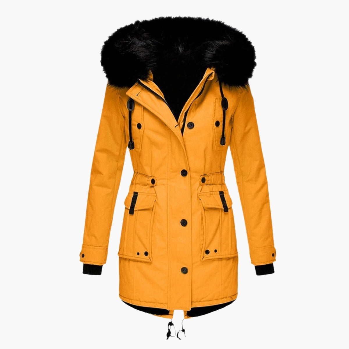 Brigitte | Women's Faux Fur Hooded Winter Parka Coat
