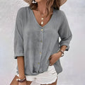Amelia | Women's Button-Front Blouse