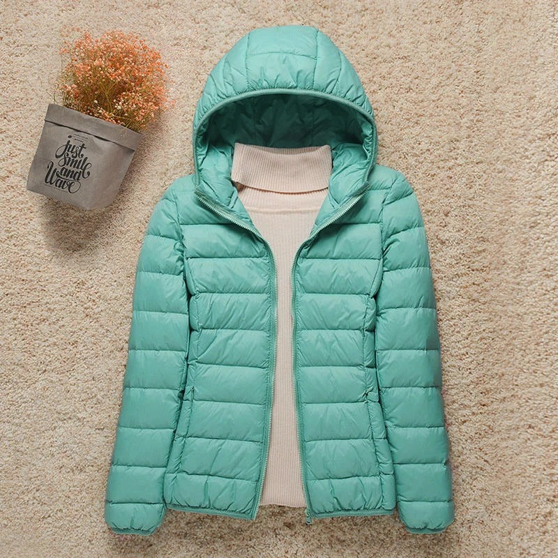 Wilhelmina | Women's Lightweight Hooded Puffer Jacket