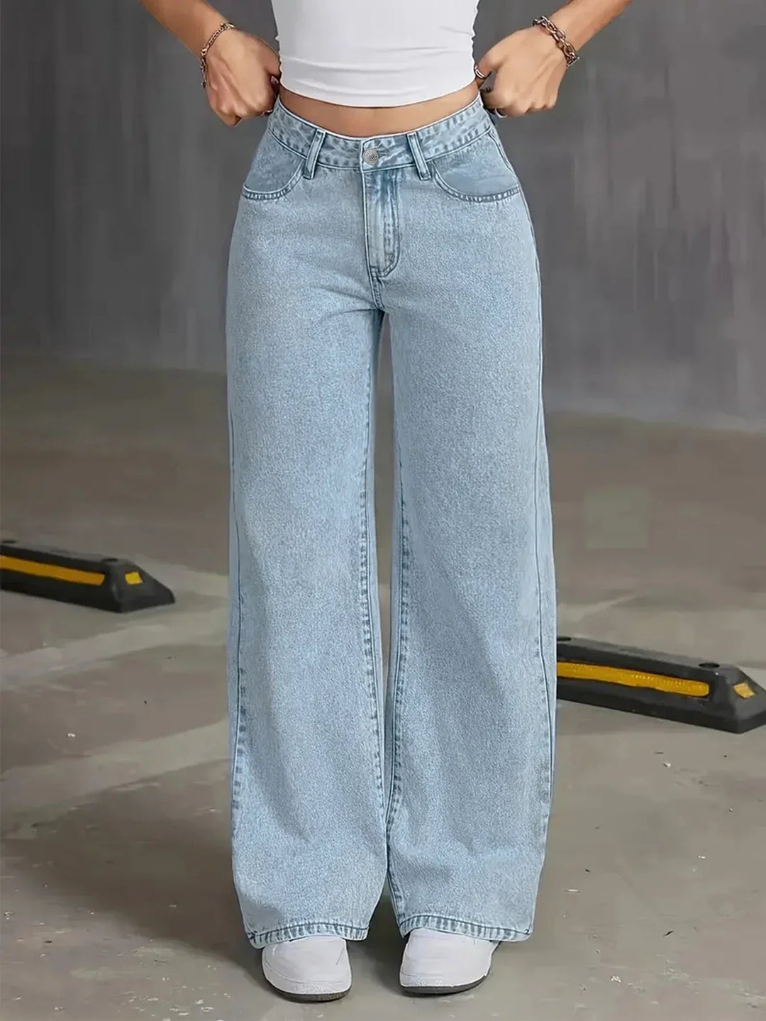 Lexi | Mid-Rise Baggy Wide-Leg Jeans