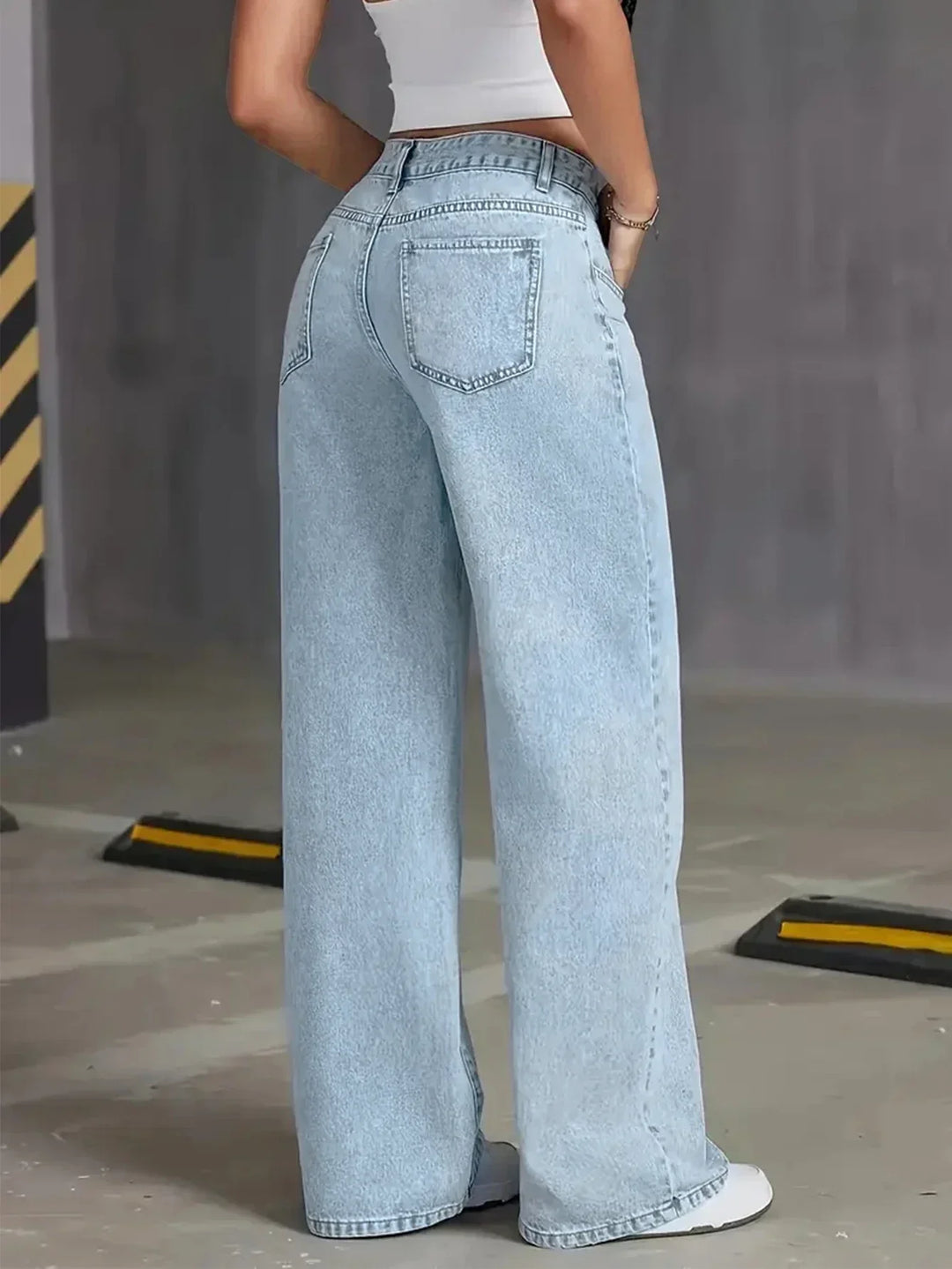 Lexi | Mid-Rise Baggy Wide-Leg Jeans